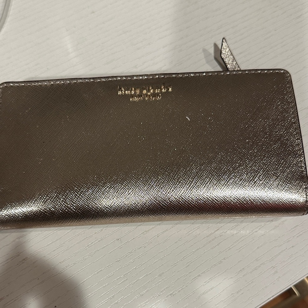 Kate Spade Metallic Gold Wallet